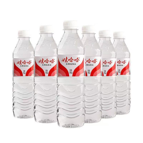 娃哈哈纯净水596ml×24瓶会议接待饮用水商用家用多场地整箱饮品