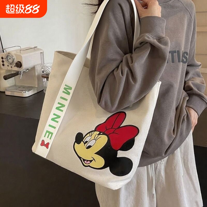 绮运新款帆布包学生饭盒包加厚时尚单肩包礼品袋大容量手拎耐磨
