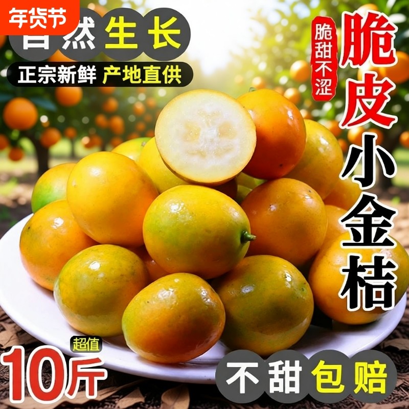 融安脆皮金桔5斤广西小橘子蜜金柑新鲜纯甜当季水果孕妇整箱包邮,水产肉类/新鲜蔬果/熟食,桔子,淘宝优惠券,粉丝福利购,淘宝优惠卷