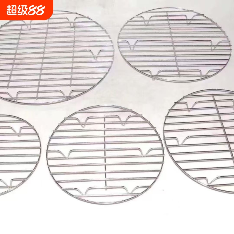不锈钢汤桶汤锅蒸架隔水锅底防糊垫蒸片圆形糊锅防粘卤肉专用篦子