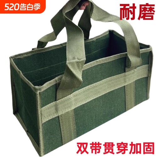 帆布工具包耐磨大容量五金工具收纳包木工电工手提劳保包结实提包