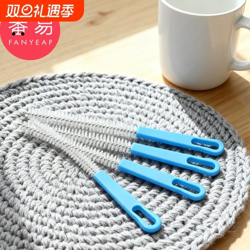 吸管刷B1pf001-壶嘴清洁刷茶壶茶具吸管刷油壶小缝隙清洗刷子工具