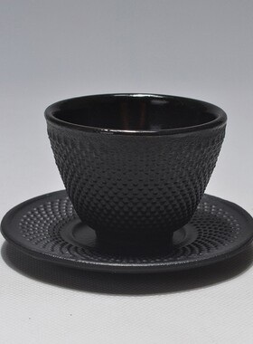 圆点铁杯复古南部铁壶茶杯