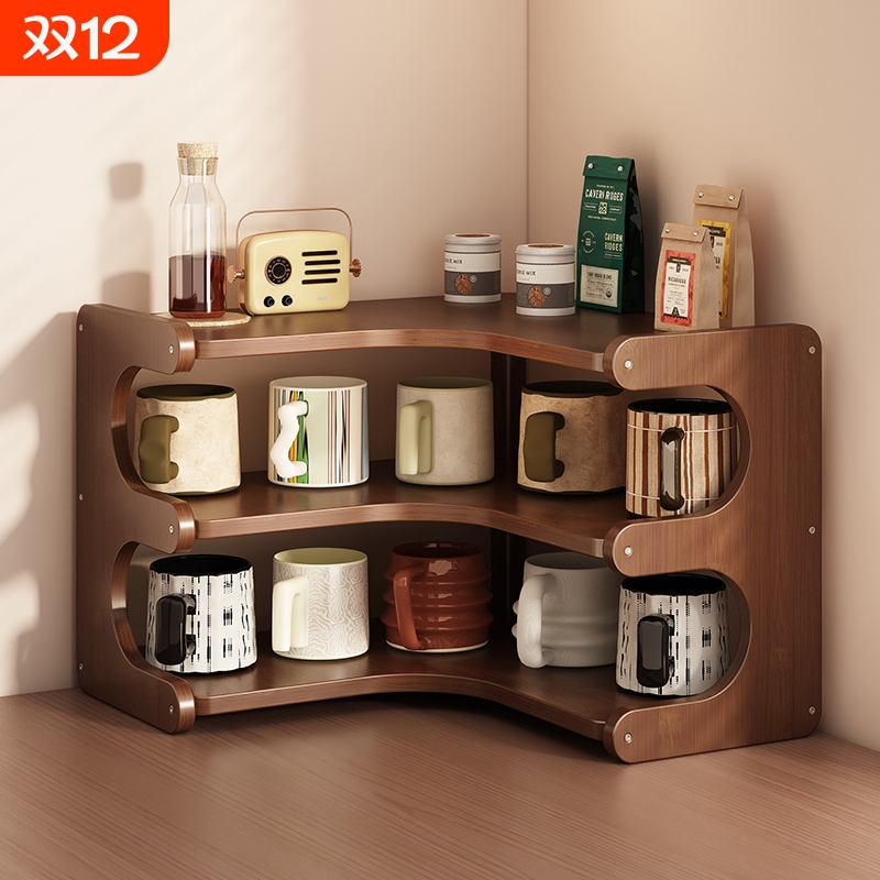 杯架置物架工位桌面收纳