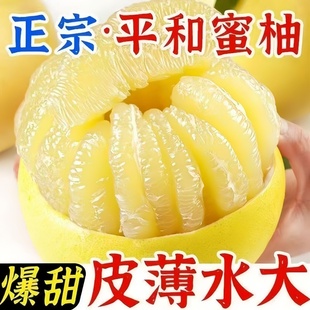正宗新鲜福建平和琯溪白心蜜柚9斤白肉柚子新鲜孕妇水果大果包邮