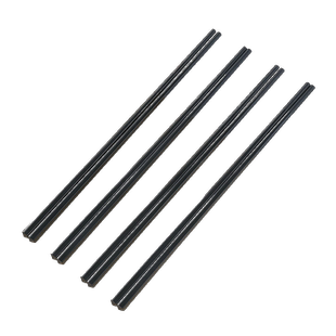 家用合金筷子商用饭店消毒机专用抗菌黑色防滑100双防霉餐厅竹节