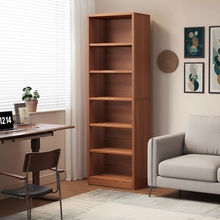 实木书架落地转角置物架收纳架学生家用多层窄缝书柜不占地方柜子