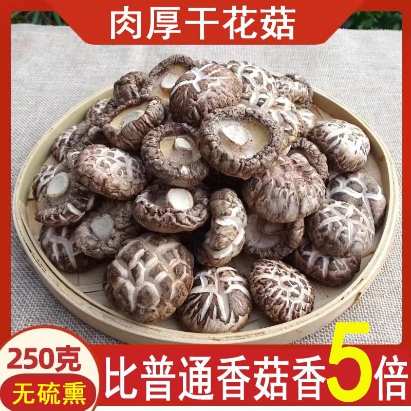 香菇花菇特产干货500g包邮新鲜营养小干香菇冬菇菌菇新鲜干蘑菇