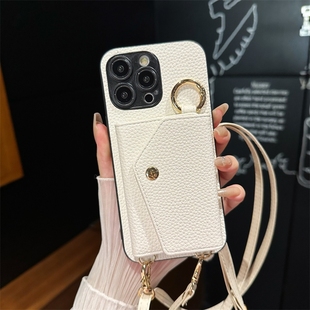背包U5e时尚 适用于iqoo13手机壳z9turbo零钱包12pro斜跨绳11Pro化妆镜Neo6se插卡套Z6x补妆U5S简约9spro