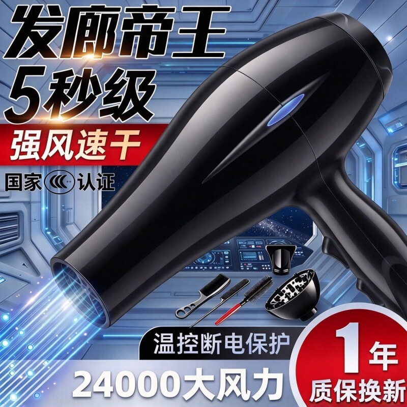 正品发廊专用速干吹风机大功率负离子护发吹头发大风力家用理发店