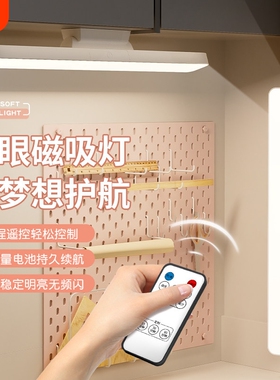 台灯学习专用学生宿舍灯管led酷毙灯书桌化妆镜前灯磁吸充电遥控