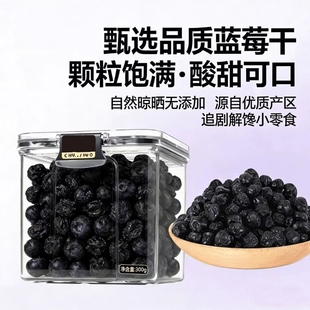 蓝莓干300g罐品质大兴安岭蓝莓蜜饯干吃烘焙新鲜浆果解馋花青素
