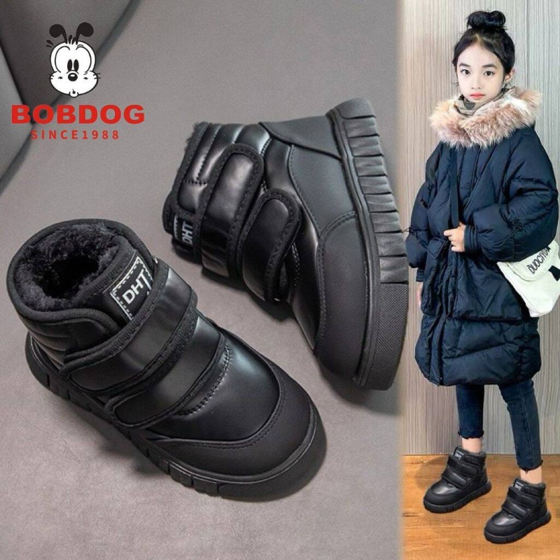 巴布豆2025新款秋冬雪地靴