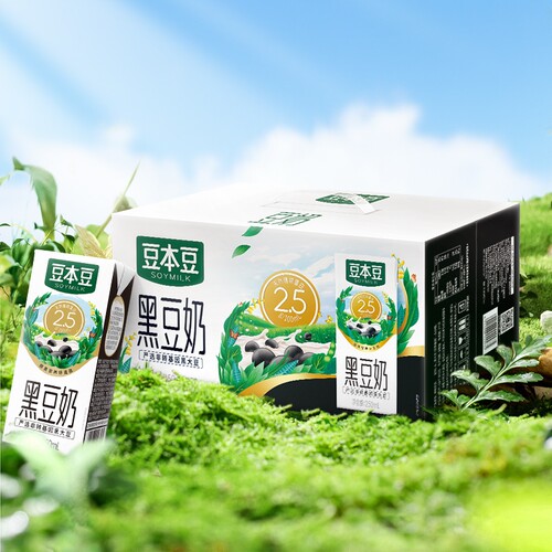 豆本豆营养黑豆奶250ml*20盒