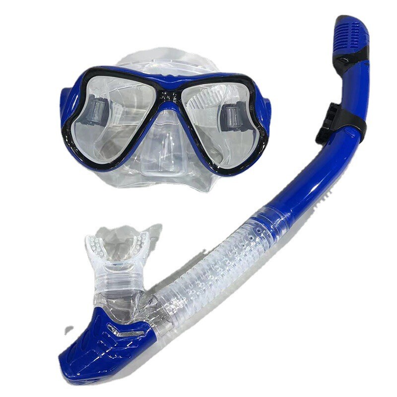 新款潜水镜 呼吸管套装 浮潜三宝面罩 成人潜水眼镜 全干式呼吸
