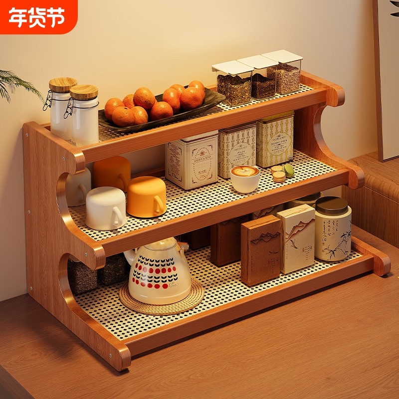 杯架置物架餐桌台面杯架子桌面茶杯水杯收纳桌上放杯子多层咖啡