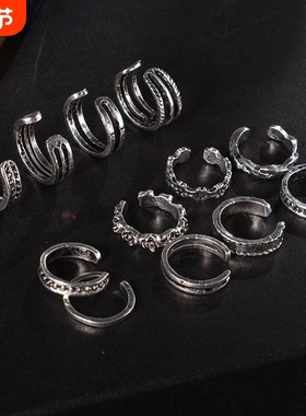 脚趾戒指脚指环女脚趾戒关节