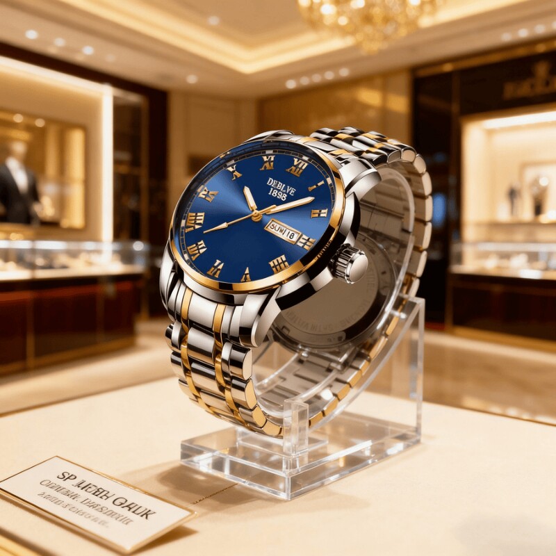 老人手表男士爸爸女款情侣表防水老年人学生石英表男款非机械表礼