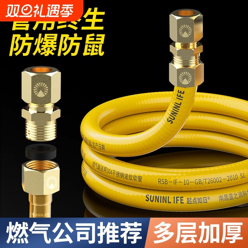 【一体工艺】不锈钢燃气波纹管