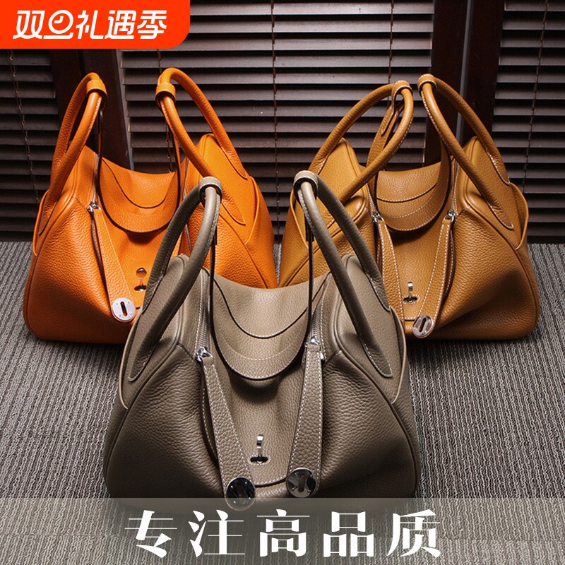 琳迪包真皮包女minibags包包2024大牌女包医生包头层牛皮