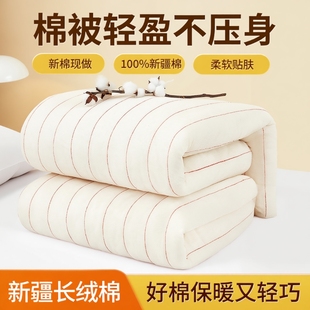 新疆棉花被芯棉被一级长绒棉冬季 被子纯棉单人加厚冬被家纺优选