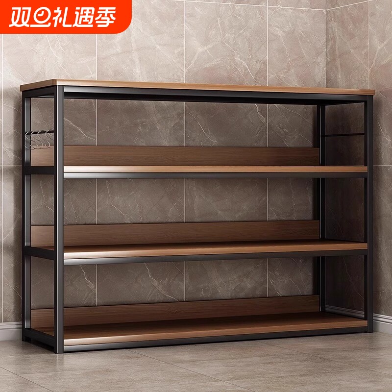 书架落地置物架卧室靠墙书桌飘窗简易架子客厅收纳架多层储物柜子
