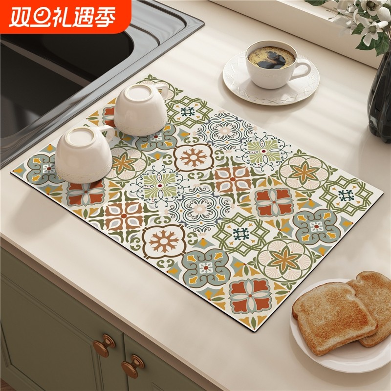 硅藻泥厨房沥水垫|超3000次加购