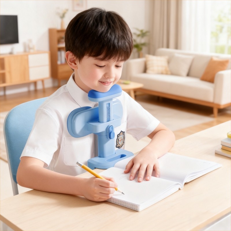 写作业坐姿矫正器小学生可托下巴写字姿势儿童正姿纠正防低头趴桌视力