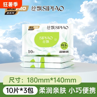 丝飘湿厕纸厕纸巾私处家用宿舍经期柔软可冲散抽取式湿厕巾纸B1