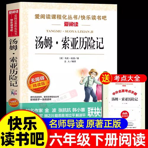 汤姆索亚历险记正版书六年级下册