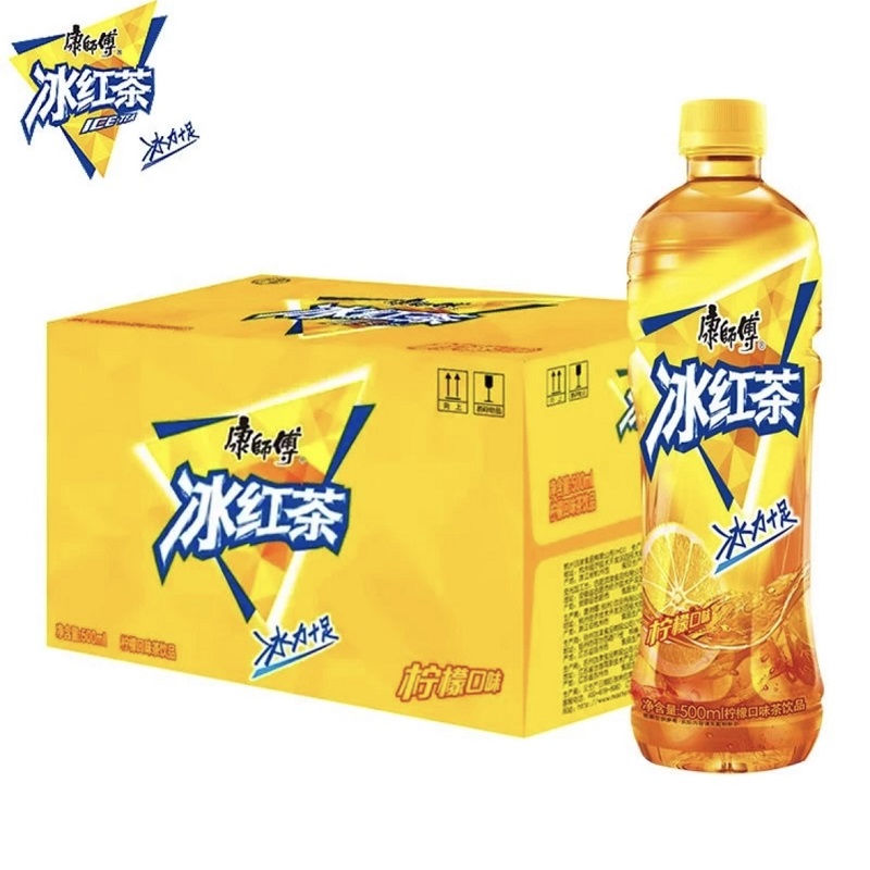 康师傅冰红茶330ml果味饮品小瓶便携装柠檬味茶饮料网红热卖爆款