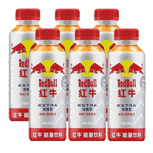 红牛能量饮料400ml*6瓶提神抗疲劳运动牛磺酸维生素加强型