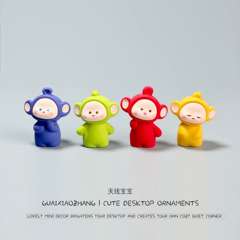 天线宝宝桌面摆件车载摆件小玩意图片