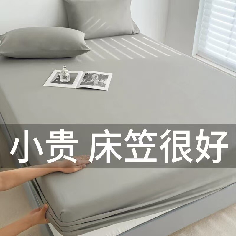床笠单件床罩水洗棉全包床单席梦思床垫保护罩床垫套春夏加高防滑