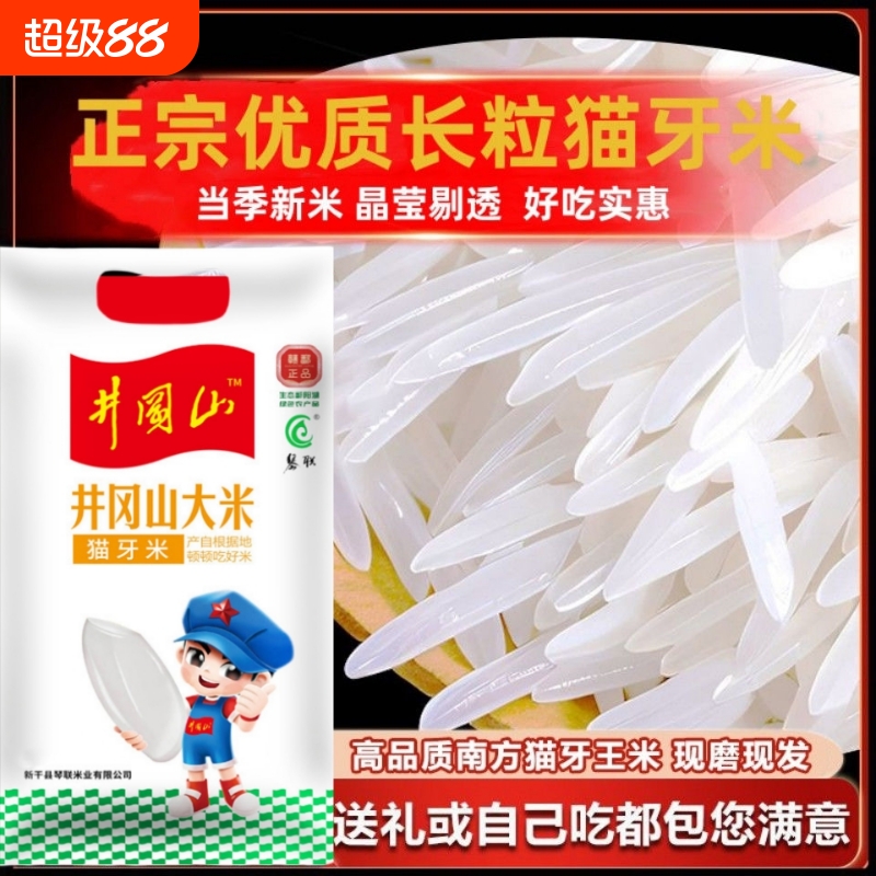 喷香猫牙米长粒香米|千人加购