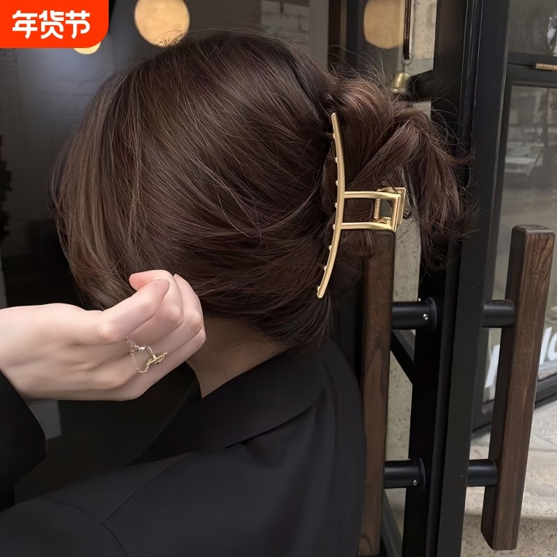 韩国网红ins大号一字发夹抓夹头发夹子后脑勺鲨鱼夹日系边夹发抓,饰品/流行首饰/时尚饰品新,发饰,淘宝优惠券,粉丝福利购,淘宝优惠卷