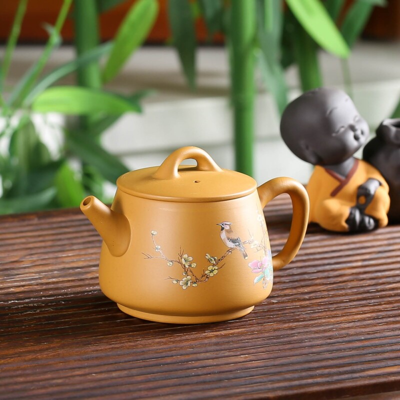 紫砂壶段泥功夫茶壶过滤泡茶壶纯手工小壶陶瓷家用茶具单壶汉瓦壶