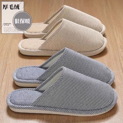 亚麻拖鞋男士2025新款春秋四季室内家居防滑地板家用棉麻拖