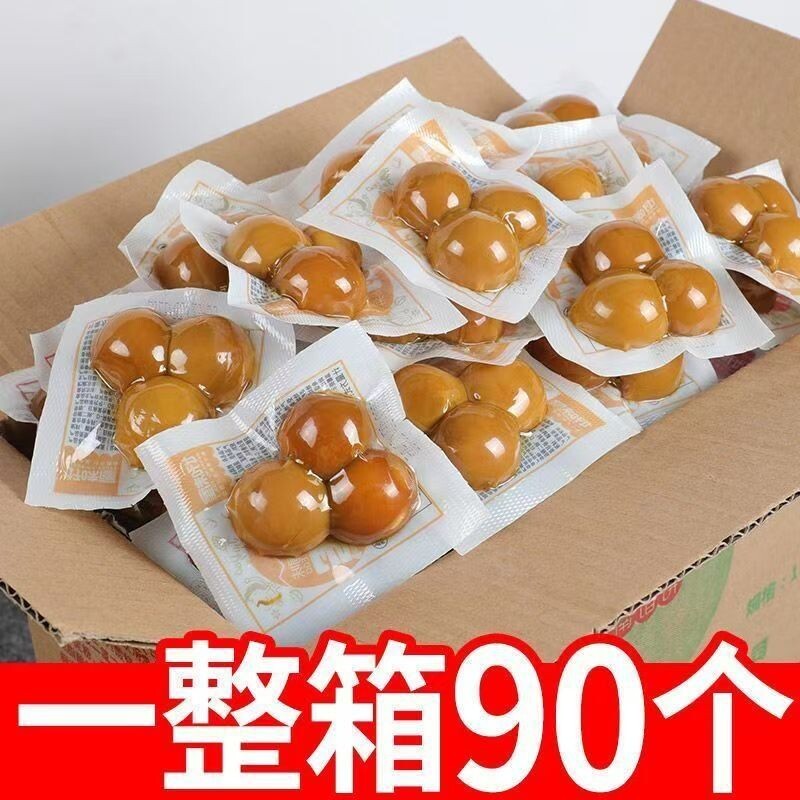 休闲小零食无壳卤蛋即食香辣盐焗鹌鹑蛋解馋