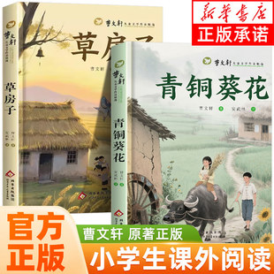 青铜葵花草房子正版原著完整版 五年级必读课外书小学生三四五六年级下册老师推荐儿童文学原版完整版曹文轩纯美小说系列