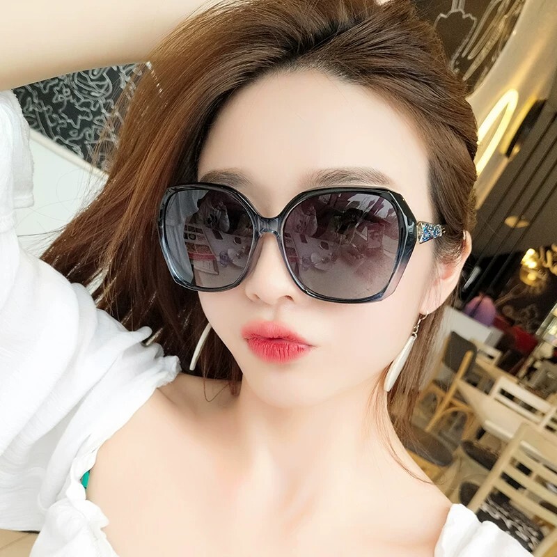偏光太阳镜女士防紫外线2026新款眼镜防晒墨镜夏大脸显瘦开车树脂