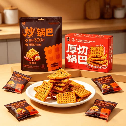 寻唐记厚切锅巴炒锅巴新口味