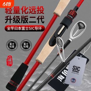 海角路滑2.4米路滑杆路亚滑漂竿碳素竿远投路滑竿ml中快调