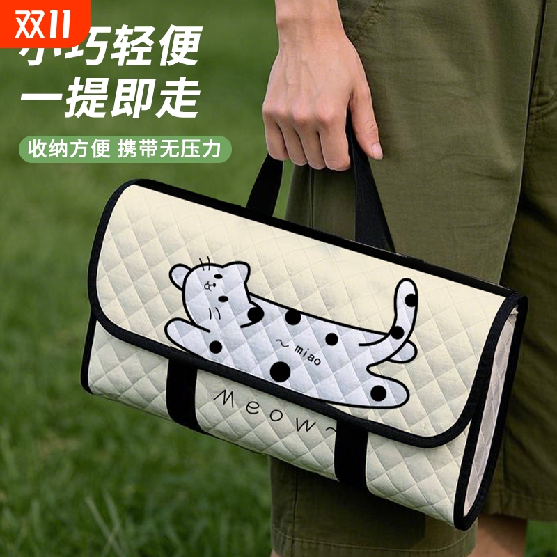 加厚野餐垫防潮垫加大防水户外地垫超声波露营垫公园草坪帐篷垫子