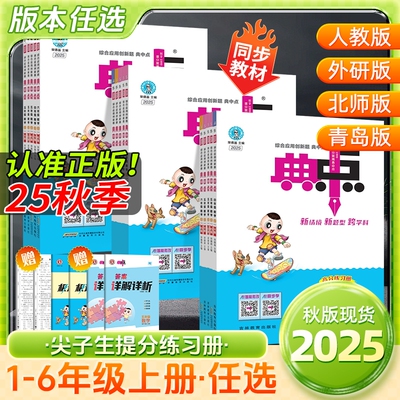 小学荣德基典中点语文数学英语