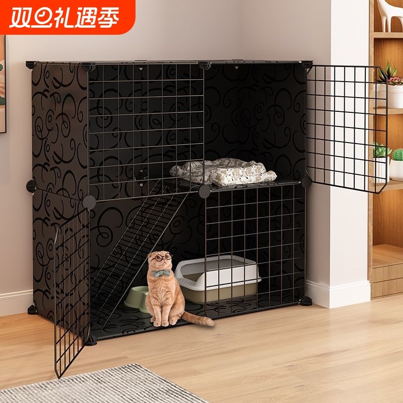 猫笼猫别墅清仓笼子家用室内猫舍带厕所超大自由空间小型猫咪猫窝