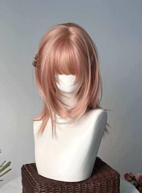 粉色短发日常假发女y2k网