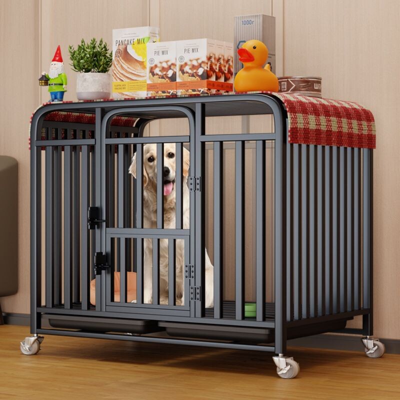 狗笼子大型犬特大号金毛拉布拉多中小型犬泰迪柯基宠物笼子带厕所