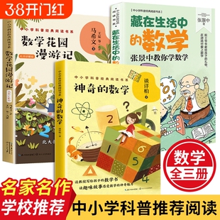 数学花园漫游记/神奇的故事/藏在生活中的谈祥柏张景中教你读中小学科普经典阅读书系小学三四五年级课外书畅销醒来王国奇妙奇遇记