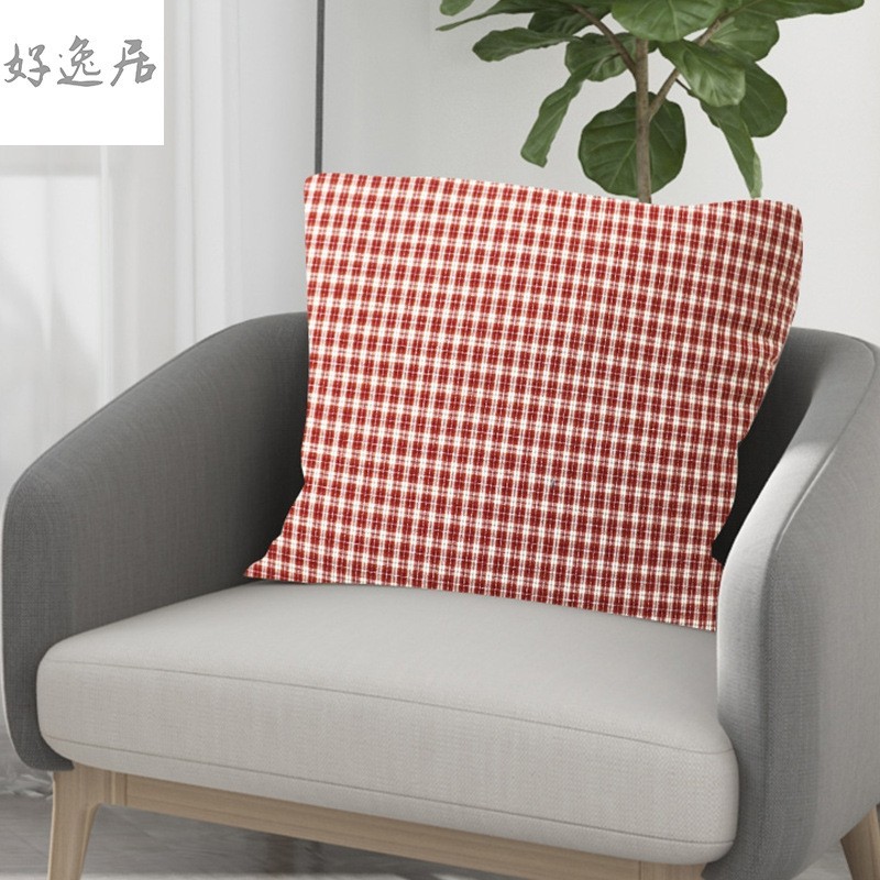 色织水洗棉格纹抱枕被办公室午睡被子沙发枕头现货睡眠,居家布艺,抱枕被,淘宝优惠券,粉丝福利购,淘宝优惠卷